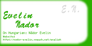 evelin nador business card
